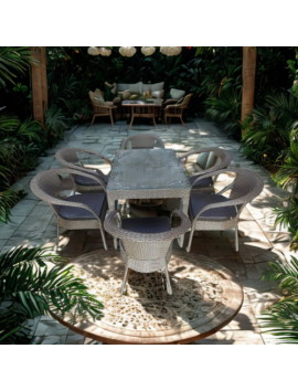 6 Seater outdoor dining set