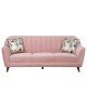 Antalya 3 Seater Sofa In Plush Pink Colour